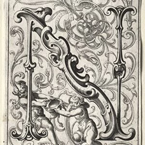 New ABC Booklet: N, 1627. Creator: Lucas Kilian (German, 1579-1637)