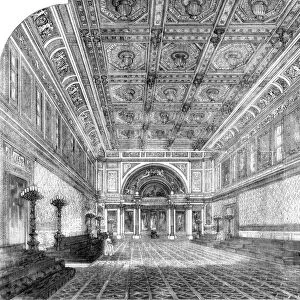 The new state ball room at Buckingham Palace, 1856