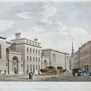 Newgate Prison, Old Bailey, City of London, 1799