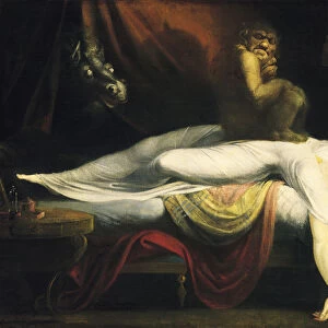 The Nightmare I, 1781. Artist: Fussli (Fuseli), Johann Heinrich (1741-1825)