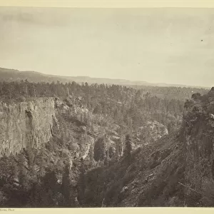 North Fork Canon, Sierra Blanca Creek, Arizona, 1873. Creator: Tim O'Sullivan