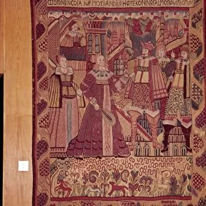 Norwegian Tapestry from Gudbrandsdal, dated 1620s