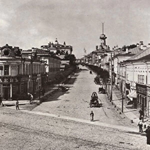 Novaya Basmannaya Street, Moscow, Russia, 1880s