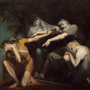 Oedipus Cursing His Son Polynices, 1786. Creator: Henry Fuseli