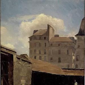 Old Hotel-Dieu, kitchen courtyard, 1882. Creator: Charles Alexis Apoil