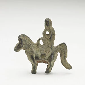 Ornament in the form of possibly a monkey riding a horse, Period of Division, 220-589