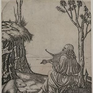Orpheus Charming the Animals, c. 1505. Creator: Marcantonio Raimondi (Italian, 1470 / 82-1527 / 34)