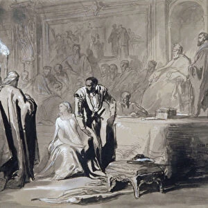 Othello and Desdemona before the Senate, 1847