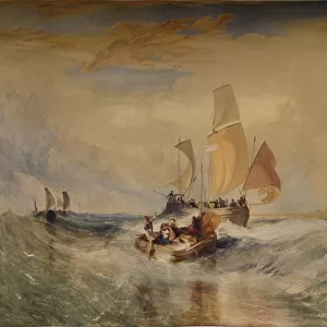 Now for the Painter (Rope) Passengers Going on Board, 1827, (1938). Artist: JMW Turner