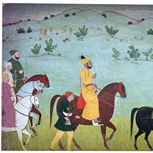 Painting of Mian Mukund Dev of Jasrota, 18th century