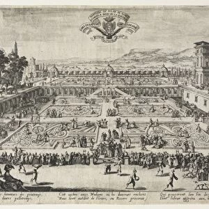 The Palace Gardens at Nancy, 1625. Creator: Jacques Callot (French, 1592-1635)