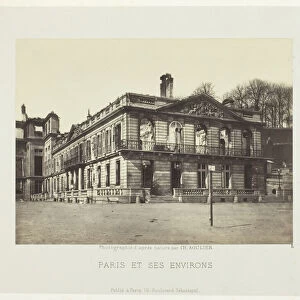 Palais de Saint-Cloud, 1870 / 71. Creator: Charles Soulier