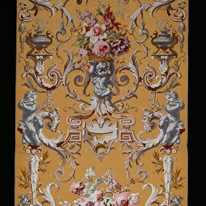Panel (Furnishing Fabric), Lyon, 1860 / 80. Creator: Mathevon et Bouvard