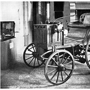 Panhard and Levassors petrol driven motor car, 1892 (1956)