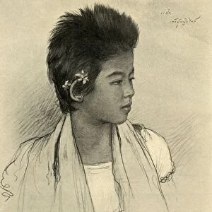 Pao - teenage girl, Bangkok, 1898. Creator: Christian Wilhelm Allers