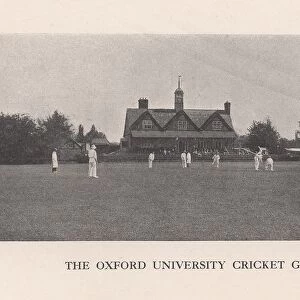The Parks, cricket ground of Oxford University, 1912. Artist: Hills and Saunders