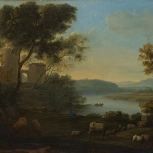 Pastoral Landscape: The Roman Campagna, ca. 1639. Creator: Claude Lorrain