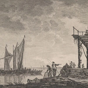 Petite Marine Angloise, 1761. Creator: Pierre-Charles Canot