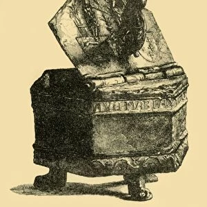 Pewter container, c1300, (1881). Creator: M Sullivan