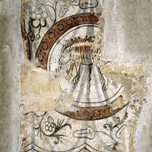 Pintura Romanica Procedente De LA Iglesia De San Quirze De Pedret