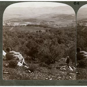 The plain of Dothan, Palestine, 1900. Artist: Underwood & Underwood