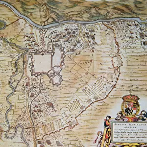 Plan of the citadel of Turin during the siege of 1640