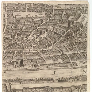 Plan of the City of Rome: sheet 9 with the Piazza Navona