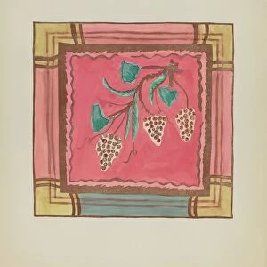 Plate 17: Grapes, Altar Panel: From Portfolio "Spanish Colonial Designs of New Mexico", 1935 / 1942. Creator: Unknown