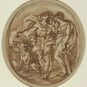 Print of Pluto Bringing Proserpine to the Gates of Hell Print of Pluto Bringing Proserpine to the Gates of Hell