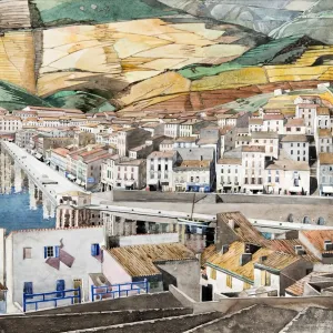 Port Vendres, La Ville, c1925. Artista: Charles Rennie Mackintosh Port Vendres, La Ville, c1925. Artista: Charles Rennie Mackintosh