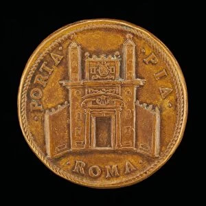 The Porta Pia [reverse], 1561. Creator: Gian Federigo Bonzagna