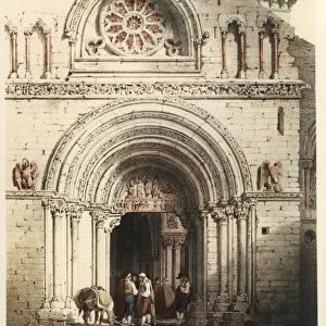 Portico of the church of San Pedro in Olite