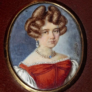 Portrait of Alexandra Andreyevna Tchaikovsky (1813-1854), nee d Assier, 1829