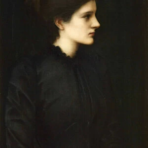 Portrait of Amy Gaskell, 1893. Creator: Burne-Jones, Sir Edward Coley (1833-1898)