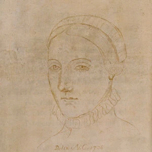 Portrait of Anne Hathaway (1555 / 6-1623), the wife of William Shakespeare, 1708