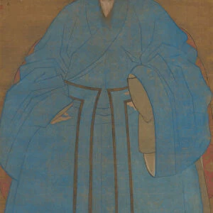 Portrait of the Artists Great-Granduncle Yizhai at the Age of Eighty-Five... (1561 or 1621?)