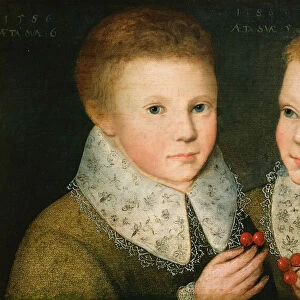 Portrait of Two Brothers, 1586. Creator: Marcus Gheeraerts, the Younger