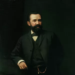 Portrait of Colonel Guilford Wiley Wells, c1886. Creator: Albert Jenks