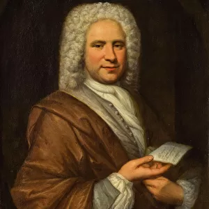 Portrait of the composer and flautist Michel de la Barre (1675-1745)