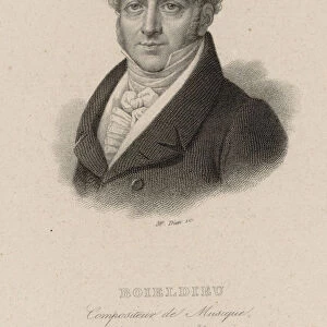 Portrait of the composer Francois-Adrien Boieldieu (1775-1834), 1845