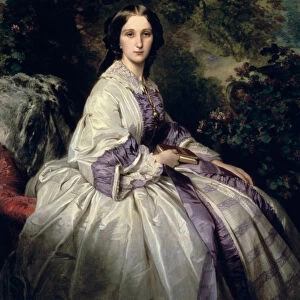 Portrait of Countess Alexander Nikolaevitch Lamsdorff, 1859. Artist: Franz Xaver Winterhalter
