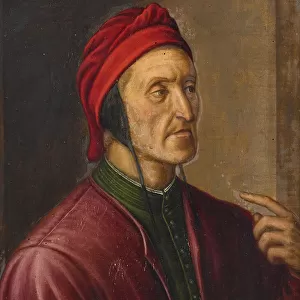 Portrait of Dante Alighieri (1265-1321), 16th century. Creator: Pontormo (1494-1557)