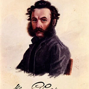 Portrait of Decembrist Ivan Horbachevsky (1800-1869), 1837. Artist: Bestuzhev, Nikolai Alexandrovich (1791-1855)