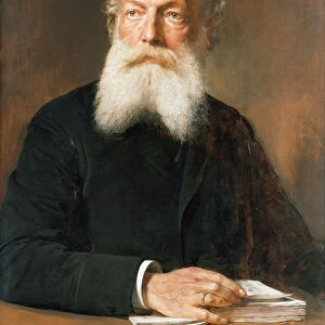 Portrait of Friedrich August Kekule von Stradonitz, (1829-1896), 1890. Creator: Angeli