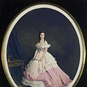 Portrait of Grand Duchess Alexandra Iosifovna of Saxe-Altenburg (1830-1911)