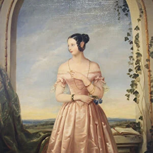 Portrait of the Grand Duchess Alexandra Nikolaevna, 1840. Artist: Christina Robertson
