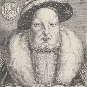 Portrait of Henry VIII, ca. 1547. Creator: Cornelis Massys