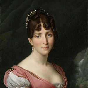 Portrait of Hortense de Beauharnais, Queen of Holland, ca 1805-1809. Artist: Girodet de Roucy Trioson, Anne Louis (1767-1824)