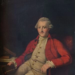Portrait of John Zoffany, 18th century, (1917)