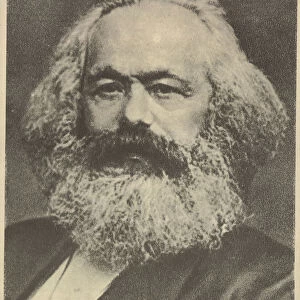 Portrait of Karl Marx (1818-1883)